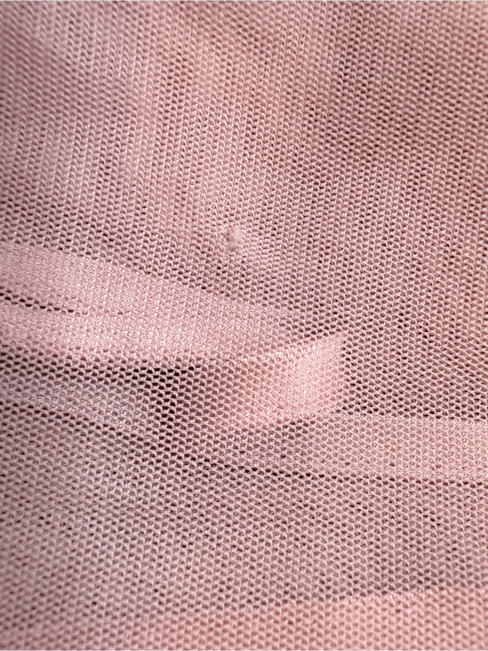 Frederick's of Hollywood Sheer Satin-Trim Wrap Robe in Light Pink - Picture 7 of 7